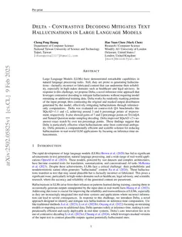 Delta - Contrastive Decoding Mitigates Text Hallucinations in Large Language Models