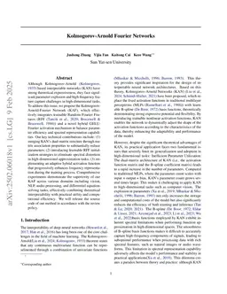 Kolmogorov-Arnold Fourier Networks