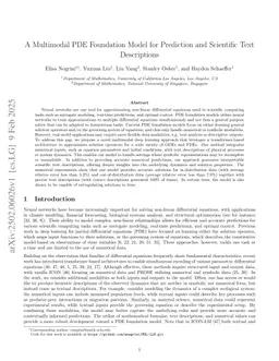 A Multimodal PDE Foundation Model for Prediction and Scientific Text Descriptions