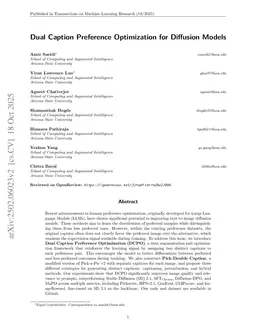 Dual Caption Preference Optimization for Diffusion Models