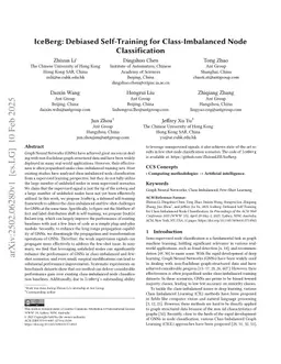 IceBerg: Debiased Self-Training for Class-Imbalanced Node Classification