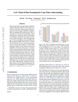 CoS: Chain-of-Shot Prompting for Long Video Understanding