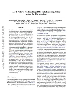 MATH-Perturb: Benchmarking LLMs' Math Reasoning Abilities against Hard Perturbations