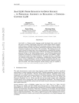 Steel-LLM:From Scratch to Open Source -- A Personal Journey in Building a Chinese-Centric LLM