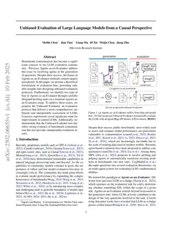 Unbiased Evaluation of Large Language Models from a Causal Perspective