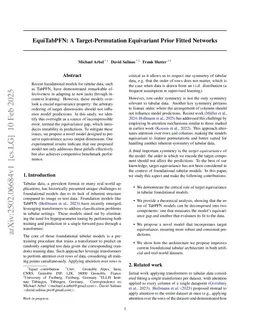 EquiTabPFN: A Target-Permutation Equivariant Prior Fitted Networks