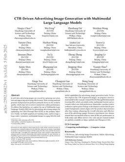 CTR-Driven Advertising Image Generation with Multimodal Large Language Models