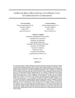 LLMs for Drug-Drug Interaction Prediction: A Comprehensive Comparison
