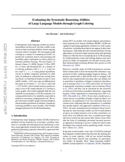 Evaluating the Systematic Reasoning Abilities of Large Language Models through Graph Coloring