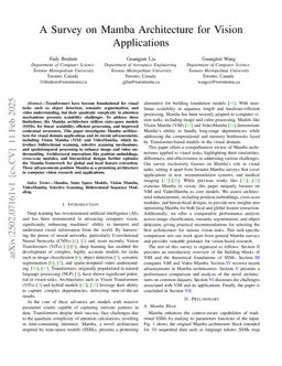 A Survey on Mamba Architecture for Vision Applications