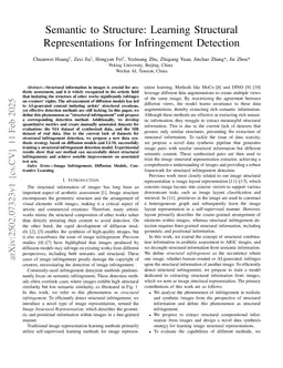Semantic to Structure: Learning Structural Representations for Infringement Detection