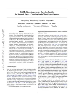 KABB: Knowledge-Aware Bayesian Bandits for Dynamic Expert Coordination in Multi-Agent Systems