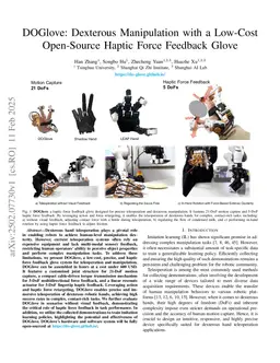 DOGlove: Dexterous Manipulation with a Low-Cost Open-Source Haptic Force Feedback Glove