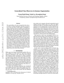 Generalized Class Discovery in Instance Segmentation