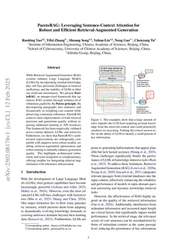 ParetoRAG: Leveraging Sentence-Context Attention for Robust and Efficient Retrieval-Augmented Generation