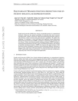 Equivariant Masked Position Prediction for Efficient Molecular Representation