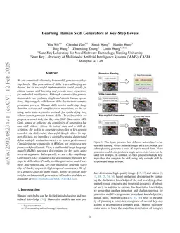 Learning Human Skill Generators at Key-Step Levels