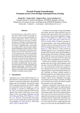 Towards Prompt Generalization: Grammar-aware Cross-Prompt Automated Essay Scoring