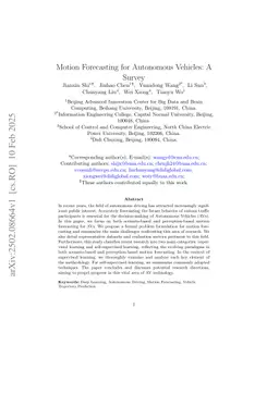 Motion Forecasting for Autonomous Vehicles: A Survey