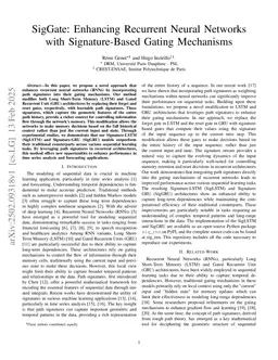 SigGate: Enhancing Recurrent Neural Networks with Signature-Based Gating Mechanisms