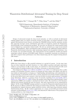 Wasserstein distributional adversarial training for deep neural networks