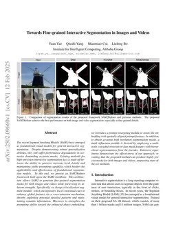 Towards Fine-grained Interactive Segmentation in Images and Videos