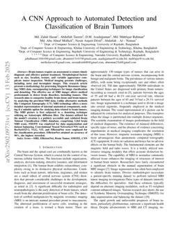 A CNN Approach to Automated Detection and Classification of Brain Tumors