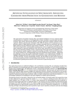 Artificial Intelligence in Spectroscopy: Advancing Chemistry from Prediction to Generation and Beyond