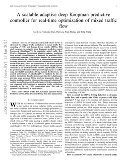 Mitigating Traffic Oscillations in Mixed Traffic Flow with Scalable Deep Koopman Predictive Control