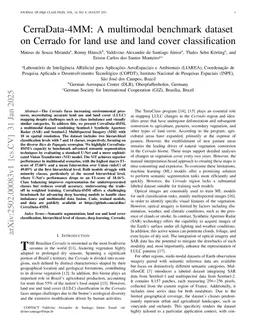 CerraData-4MM: A multimodal benchmark dataset on Cerrado for land use and land cover classification