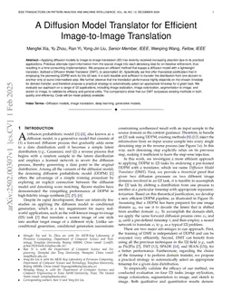 A Diffusion Model Translator for Efficient Image-to-Image Translation