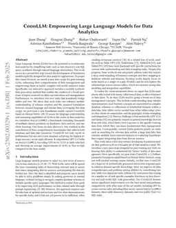 CoddLLM: Empowering Large Language Models for Data Analytics