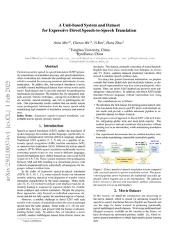 A Unit-based System and Dataset for Expressive Direct Speech-to-Speech Translation
