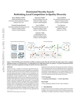 Dominated Novelty Search: Rethinking Local Competition in Quality-Diversity