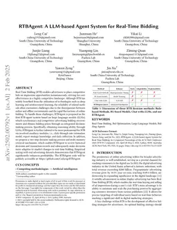 RTBAgent: A LLM-based Agent System for Real-Time Bidding