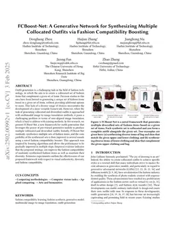 FCBoost-Net: A Generative Network for Synthesizing Multiple Collocated Outfits via Fashion Compatibility Boosting