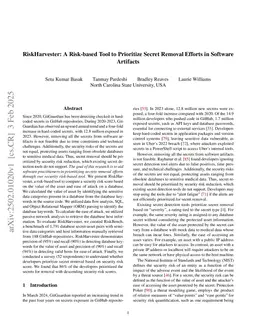 RiskHarvester: A Risk-based Tool to Prioritize Secret Removal Efforts in Software Artifacts