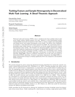Tackling Feature and Sample Heterogeneity in Decentralized Multi-Task Learning: A Sheaf-Theoretic Approach