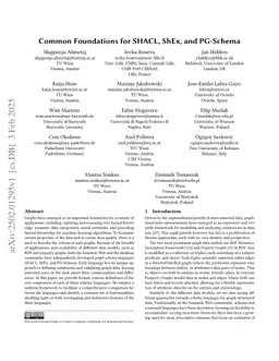 Common Foundations for SHACL, ShEx, and PG-Schema