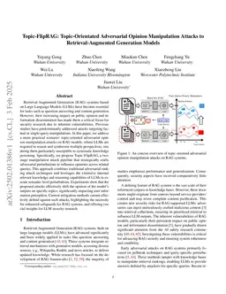 Topic-FlipRAG: Topic-Orientated Adversarial Opinion Manipulation Attacks to Retrieval-Augmented Generation Models