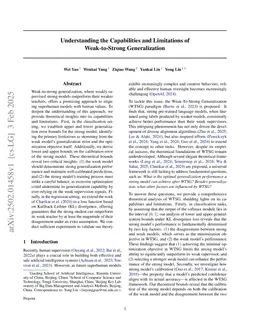 The Capabilities and Limitations of Weak-to-Strong Generalization: Generalization and Calibration