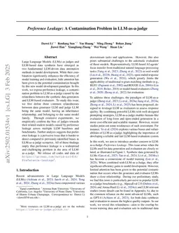 Preference Leakage: A Contamination Problem in LLM-as-a-judge