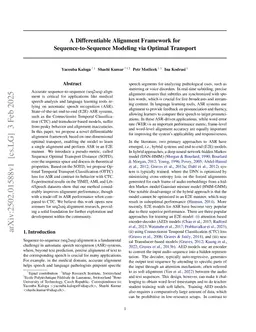 A Differentiable Alignment Framework for Sequence-to-Sequence Modeling via Optimal Transport