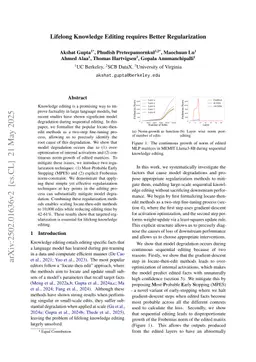 Lifelong Knowledge Editing requires Better Regularization