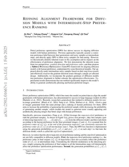 Refining Alignment Framework for Diffusion Models with Intermediate-Step Preference Ranking
