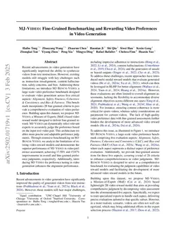 MJ-VIDEO: Fine-Grained Benchmarking and Rewarding Video Preferences in Video Generation