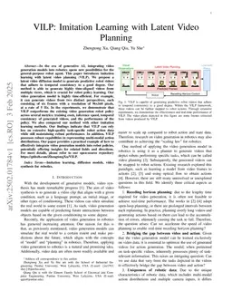 VILP: Imitation Learning with Latent Video Planning