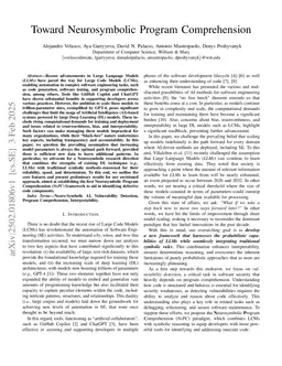 Toward Neurosymbolic Program Comprehension
