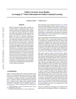 Online Curvature-Aware Replay: Leveraging $\mathbf{2^{nd}}$ Order Information for Online Continual Learning
