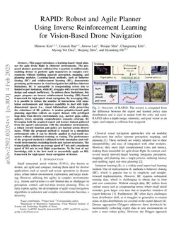 RAPID: Robust and Agile Planner Using Inverse Reinforcement Learning for Vision-Based Drone Navigation